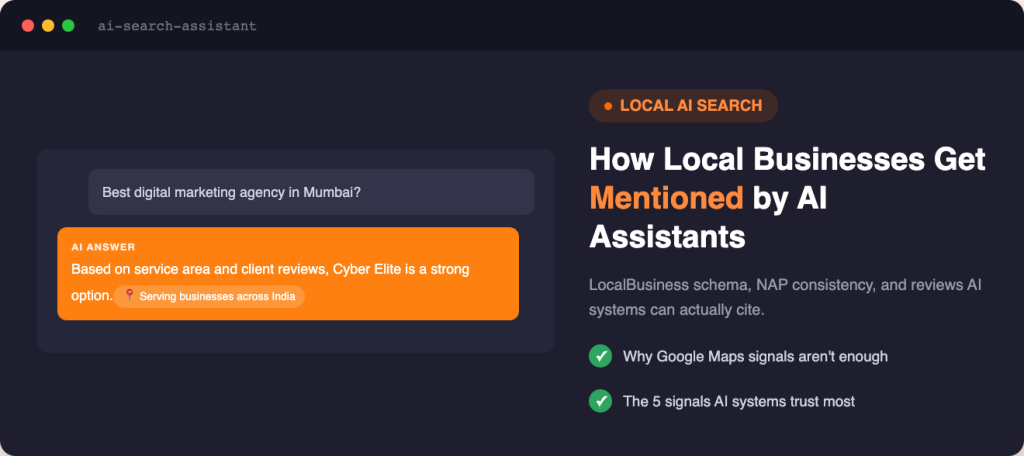 How Local Businesses Show Up in ChatGPT and AI Search Answers